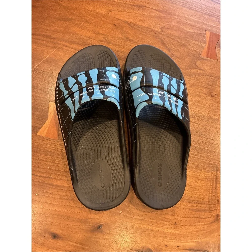 Bauer OOFOS Next Game Sandals Fixed Strap Slides M8 W10
